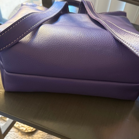 Portland Leather Goods - Classic Tote Backpack - Morning Glory - Picture 3 of 5